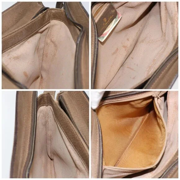 GUCCI GG Supreme Web Sherry Line Bag PVC Beige Gold 14 02 013 Auth 144420 - Picture 15 of 16